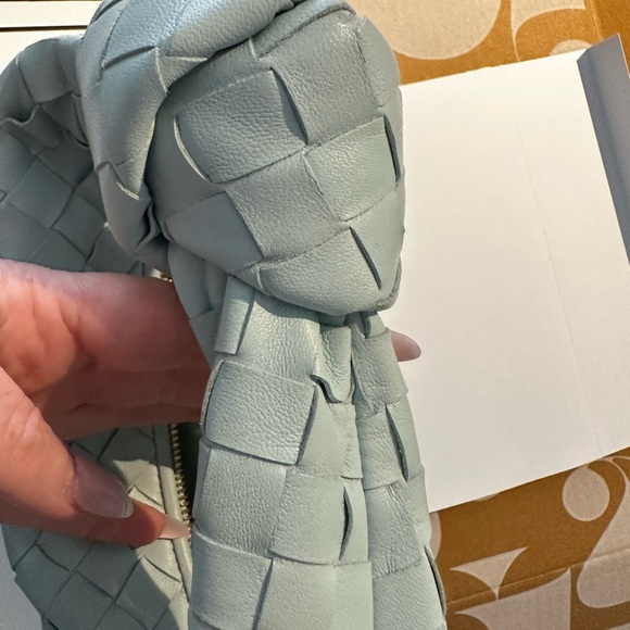 GENUINE teal washed Bottega Veneta Mini Jodie. Like New - Picture 4 of 11